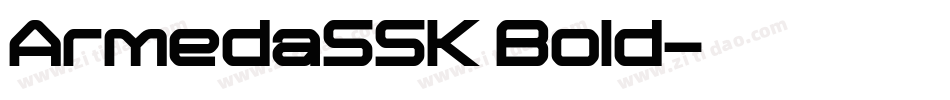 ArmedaSSK Bold字体转换